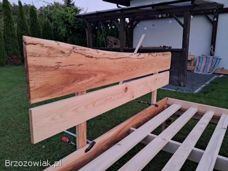 Łóżko jesionowe 160x200 ze stależem
