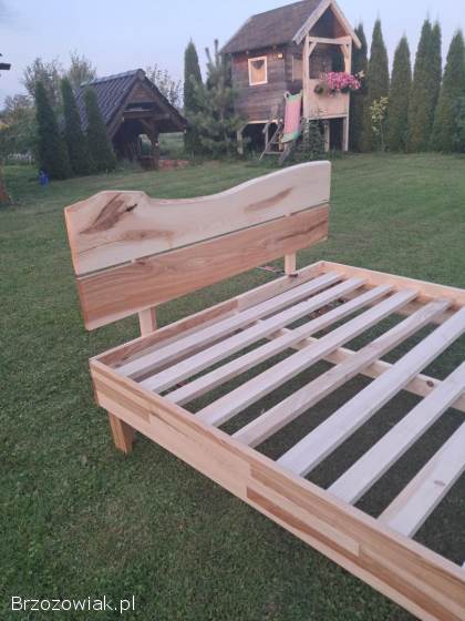 Łóżko jesionowe 160x200 ze stależem