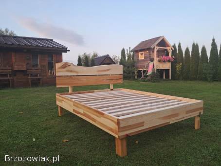 Łóżko jesionowe 160x200 ze stależem