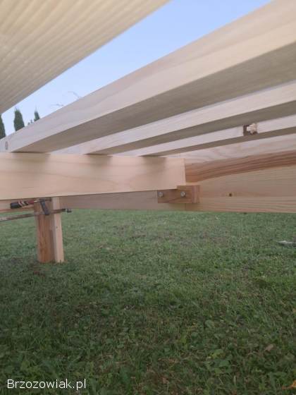Łóżko jesionowe 160x200 ze stależem