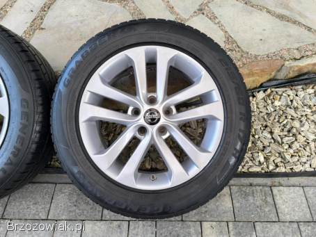 Alufelgi 17 5x114.  3 opony letnie 215/60R17 Nissan Juke Qashqai Renault Kadjar