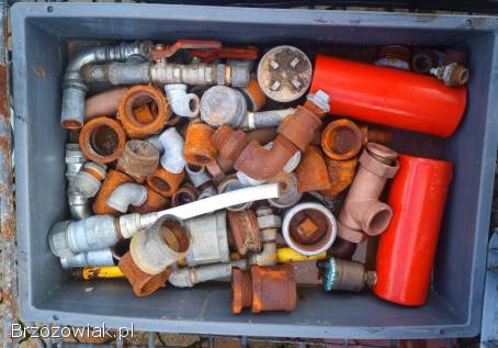 Kolana trójniki Złączki instalatorskie ocynkowane czarne,  ocynk miedź kształtki