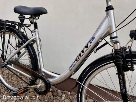 Rower damka 28” / Aluminium / 7 biegów / stan bdb / Wysyłka / Transport