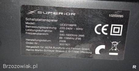 Radio z Gramofonem i USB