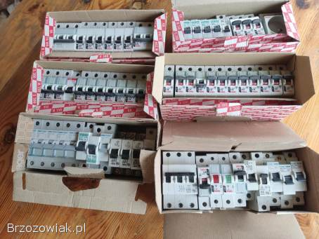 Przewody elektryczne,  bezpieczniki,  peszel