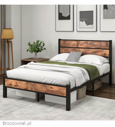 Metalowa rama łóżka 120x200