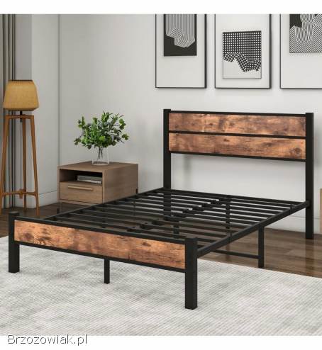 Metalowa rama łóżka 120x200