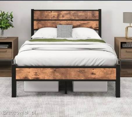 Metalowa rama łóżka 120x200