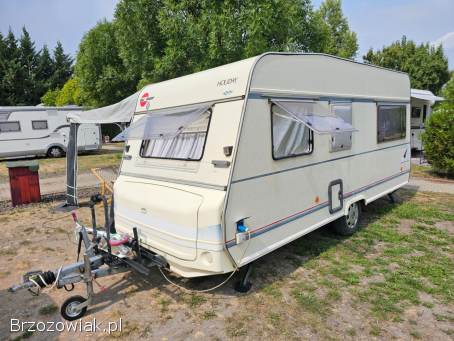 Przyczepa kempingowa Burstner 4308 zarejestrowana sucha i kompletna