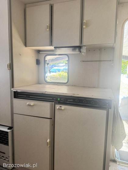 Przyczepa kempingowa Burstner 4308 zarejestrowana sucha i kompletna