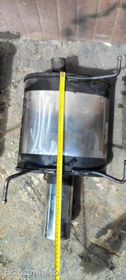 2x TŁUMIK nierdzewny