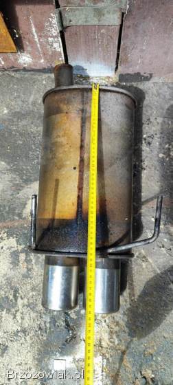 2x TŁUMIK nierdzewny