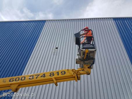 Usługi podnośnikiem koszowym (zwyżka) w Sanoku i okolicy