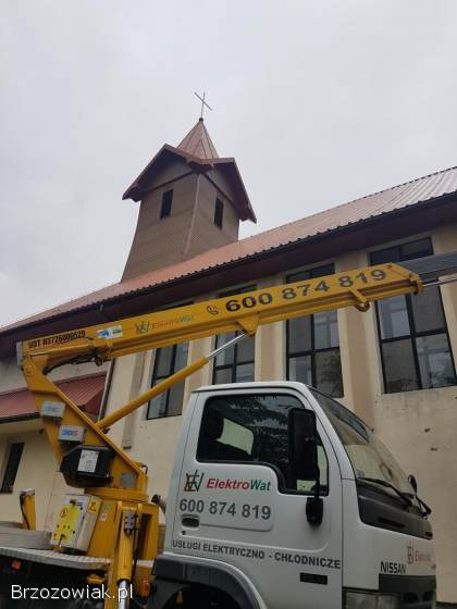 Usługi podnośnikiem koszowym (zwyżka) w Sanoku i okolicy