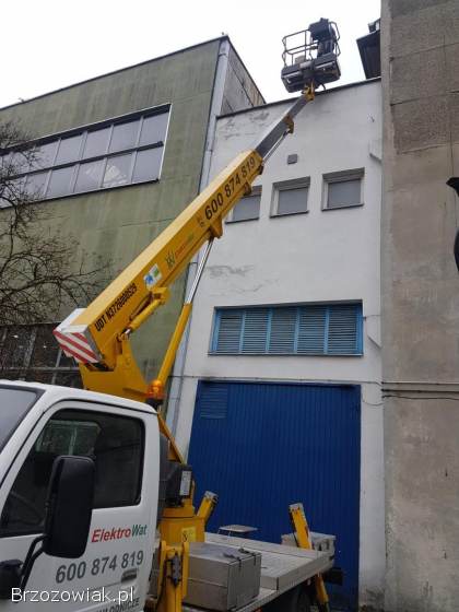 Usługi podnośnikiem koszowym (zwyżka) w Sanoku i okolicy