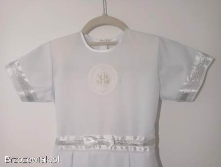 Elegancka sukienka komunijna z bolerkiem i torebką