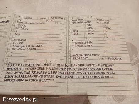 Przyczepa samochodowa laweta