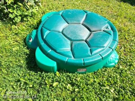 Piaskownica w kształcie zolwia