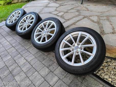 Alufelgi 17 5x112 opony letnie 225/50R17 Audi VW Seat Skoda Mercedes NOWY MODEL
