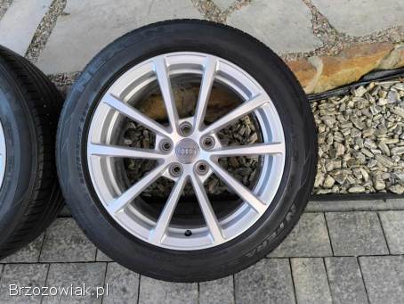 Alufelgi 17 5x112 opony letnie 225/50R17 Audi VW Seat Skoda Mercedes NOWY MODEL