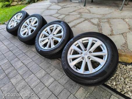 Alufelgi 17 5x114.  3 opony letnie 215/60R17 Nissan Juke Qashqai Renault Kadjar it