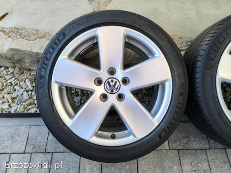 Alufelgi 17 5x112 opony letnie 225/45R17 VW Audi Seat Skoda model Monte Carlo