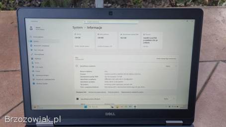 Dell latitude E5570 FHD IPS i5-6440HQ 16GB Ram Dysk SSD Win11