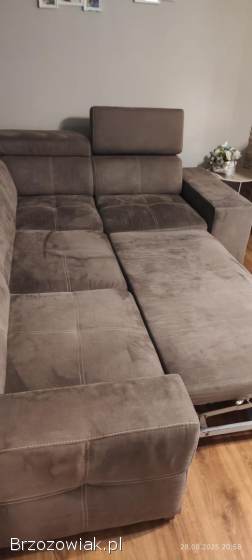 Rozkładana sofa narożna