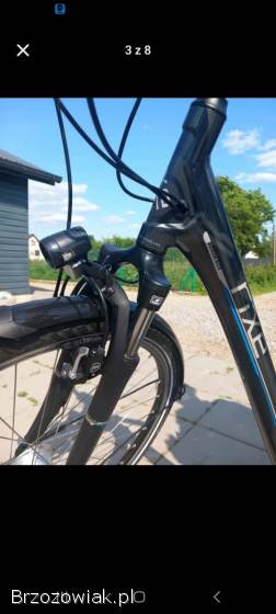 Rower elektryczny miejski Rixe damka