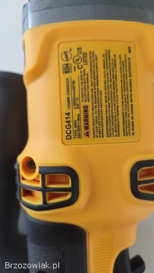 Nowa szlifierka DeWalt akumulatorowa DCG 414