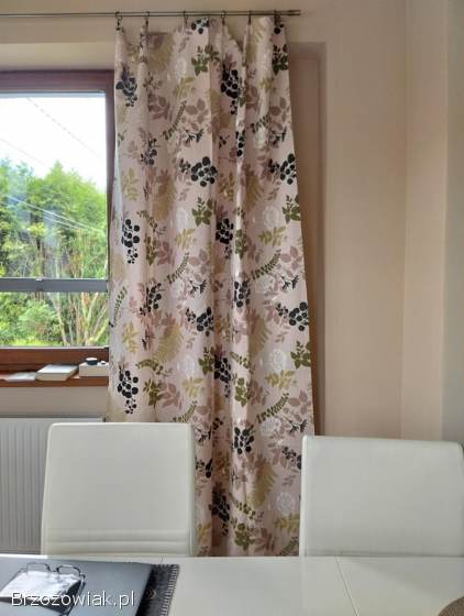 Zasłony lniane grube,  zaciemniające