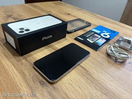 Okazja!  Iphone 11 Pro Biały!  256GB!  Gwarancja!  Kondycja Baterii 100!