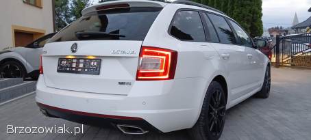 SKODA Octavia RS 2,  0TDI CR 184KM,  skóra RS,  pelny serwis,  TUVY