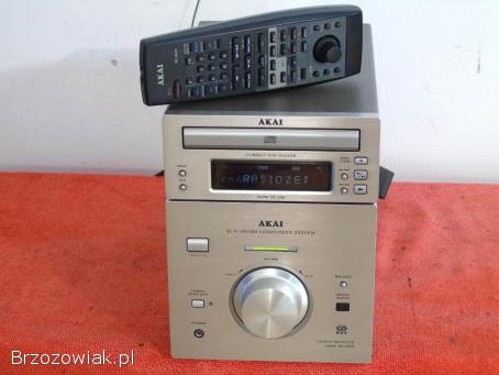 Wieża Akai AA-503R pilot mocna RDS CD AUX.  DOSTAWA.