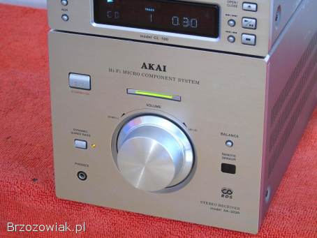 Wieża Akai AA-503R pilot mocna RDS CD AUX.  DOSTAWA.