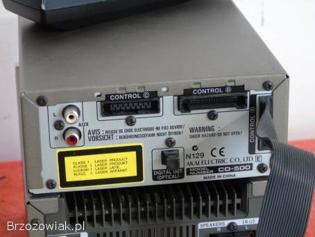 Wieża Akai AA-503R pilot mocna RDS CD AUX.  DOSTAWA.
