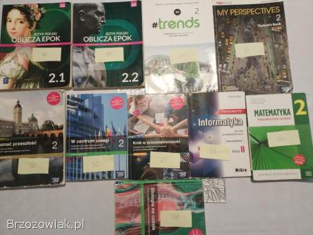 Książki liceum 1,  2,  3 i 4