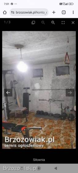 Sprzedam siłownie domowa