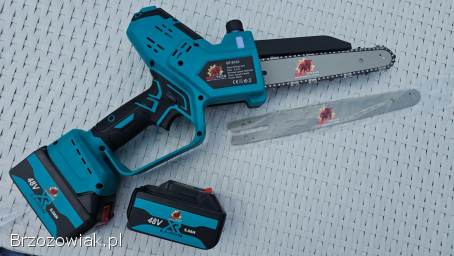 Piła łańcuchowa 2x Li-Ion 48V 5.  0Ah
