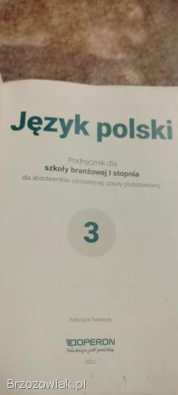 Podręczniki do Szkoły Branżowej 1 Stopnia