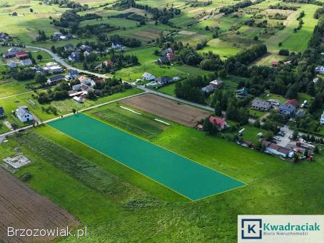 Działka budowlana z widokiem na górę Cergową