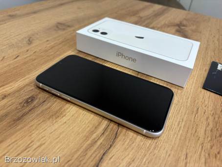Okazja!  Iphone 11 -  Biały! !  Gwarancja!  Bateria 100 Jak Nowy!