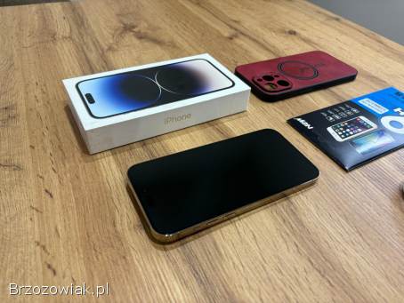 Okazja!  Iphone 14 Pro Max!  Złoty!  Super stan!  Kondycja Bat 100!