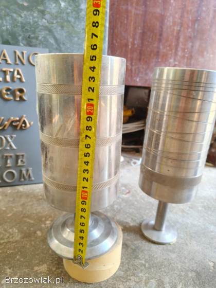 Flakon wazon nagrobny,  tablica z czcionką