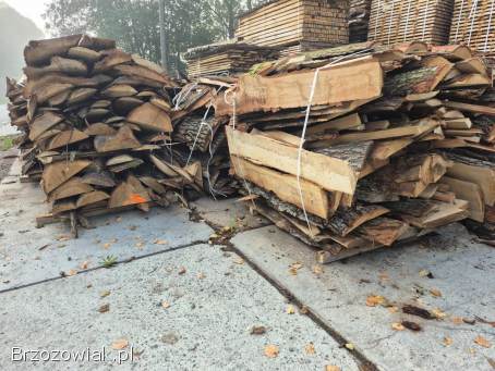 Opał,  zrzyny,  dąb