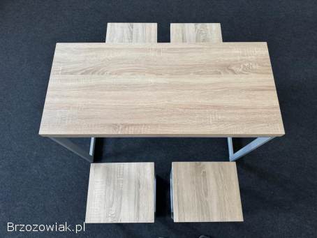 NOWY ZESTAW MEBLI DO OGRÓD / DOM -  STÓŁ + 4 STOŁKI
