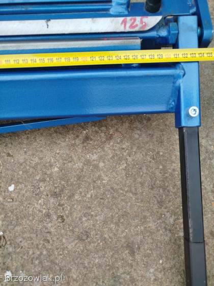 Giętarka zaginarka do blachy 125cm