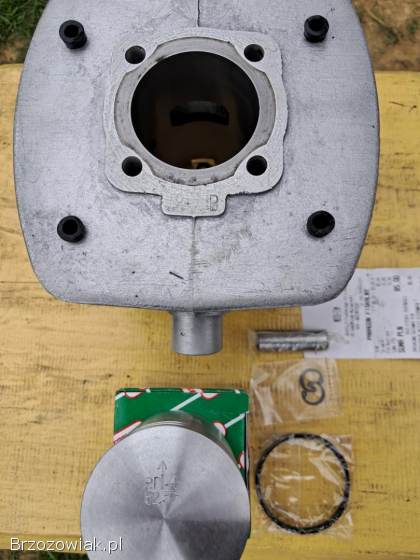 Wsk 125 cylinder po szlifie aluminiowy zmd zestaw tłok pierścienie sworzeń