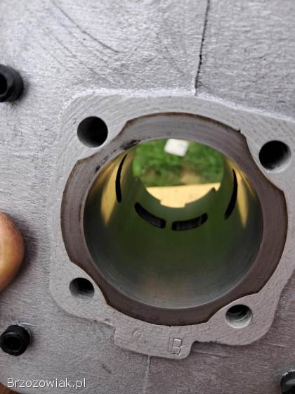 Wsk 125 cylinder po szlifie aluminiowy zmd zestaw tłok pierścienie sworzeń