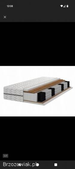 Materac h4/h5 160x200 23cm sprężynowy kieszeniowy kokos